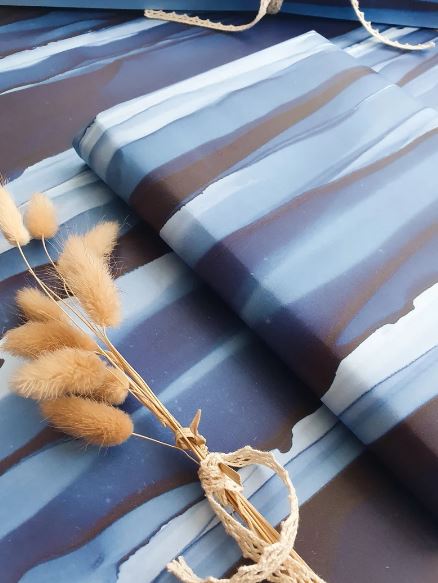 Navy Gift Wrap